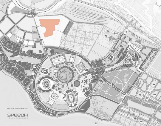 Нижнеимеретинская бухта. Олимпийский парк Сочи-2014. Схема. План