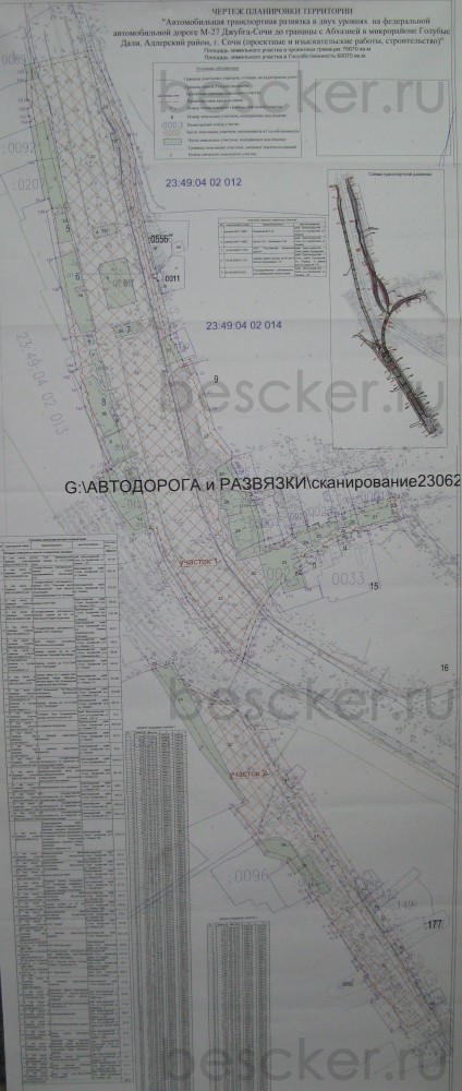 транспортная развязка голубые дали. Общий план-схема