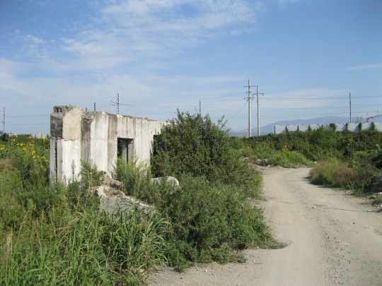 Руины птицефабрики