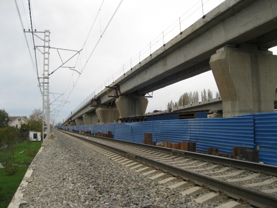 Новые железнодорожные пути для электричек "Desiro"